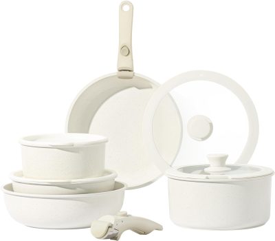 CAROTE 11pcs Pots and Pans Set