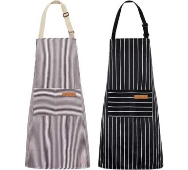 NLUS 2 Pack Kitchen Cooking Aprons