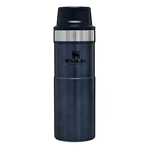 Stanley Classic Trigger Action Travel Mug 16 oz –Leak Proof + Packable Hot & Cold Thermos – Double Wall Vacuum Insulated Tumbler for Coffee, Tea & Drinks – BPA Free Stainless-Steel Cup, ...