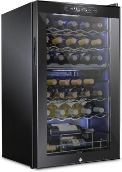 SCHMÉCKÉ Bottle Dual Zone Wine Cooler Refrigerator